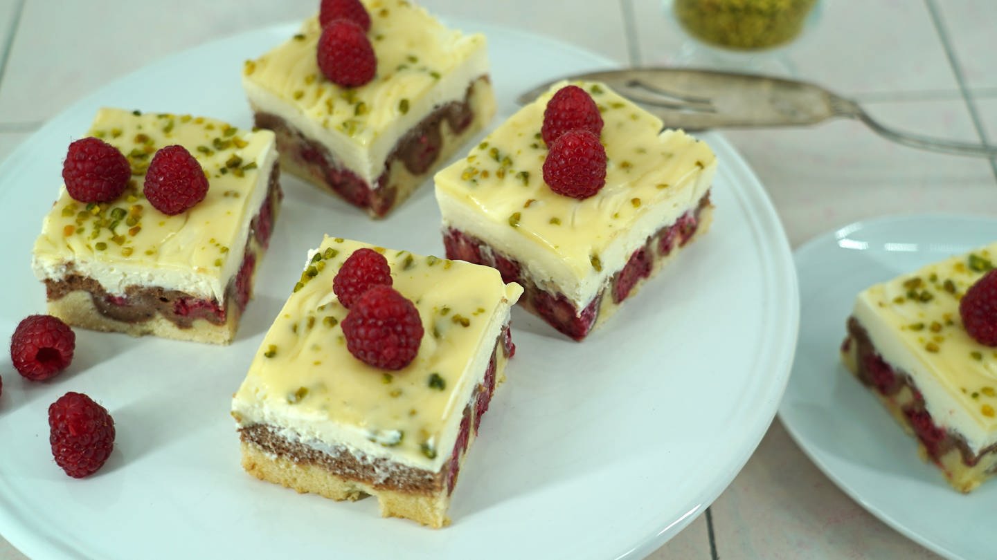 Leichte Donauwelle Mit Himbeeren Rezepte Kaffee Oder Tee Swr