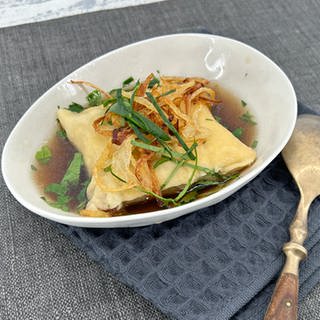 Geschmälzte Maultaschen