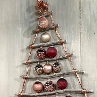 Fertiger Weihnachtsbaum für die Wand