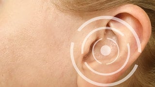 Ohr mit Tinnitus