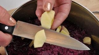 Rotkohl mit Apfel