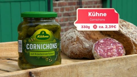 Geschmacksprobe Cornichons