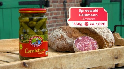 Geschmacksprobe Cornichons