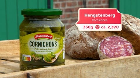 Geschmacksprobe Cornichons