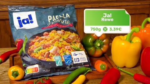 Geschmacksprobe Paella