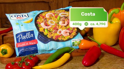 Geschmacksprobe Paella