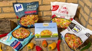 Geschmacksprobe Paella