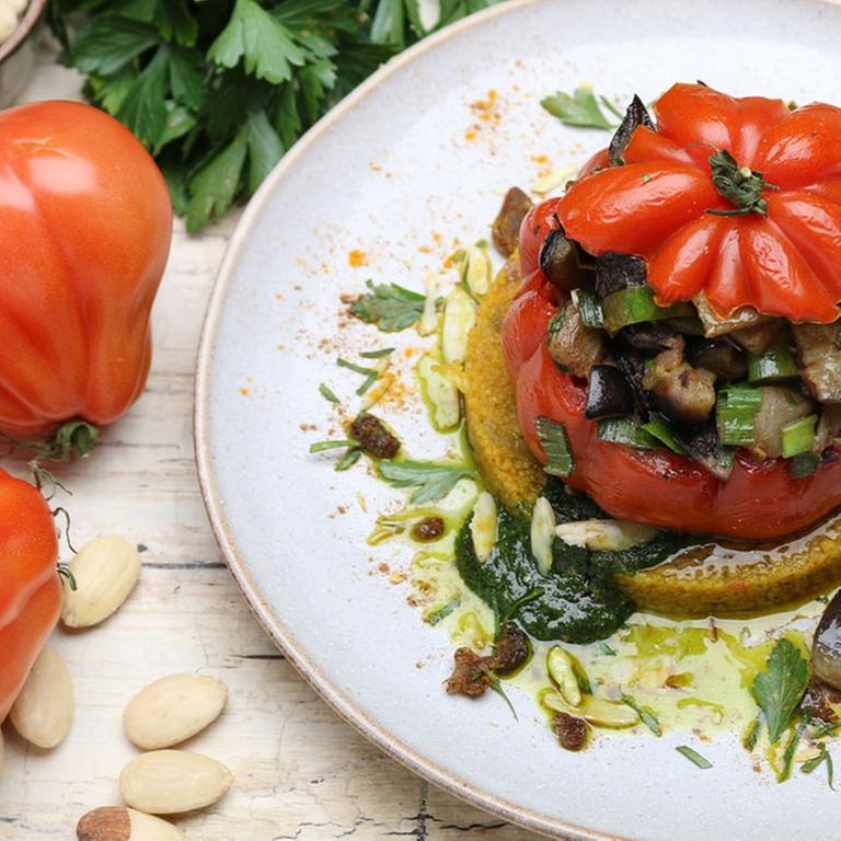 Gefüllte Ochsenherztomaten - Rezepte - ARD-Buffet - TV