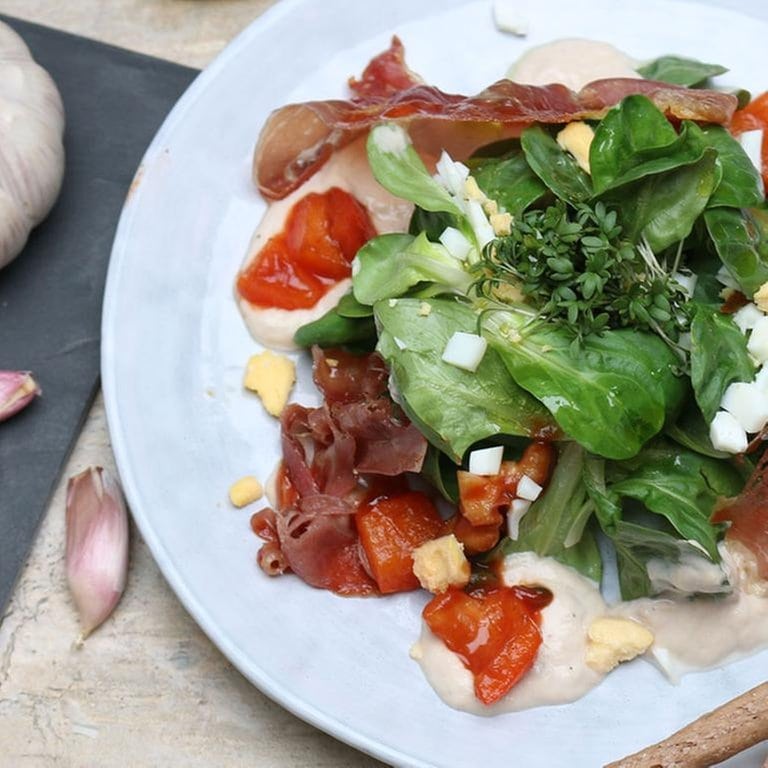 Feldsalat Mit Thunfisch-Aioli Und Grissini - Rezepte - ARD-Buffet - TV