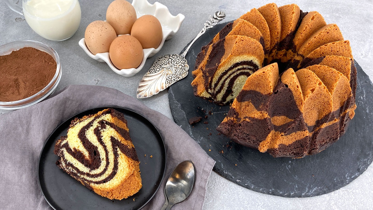 Einfach süß: Zebrakuchen - Rezepte - ARD-Buffet - TV