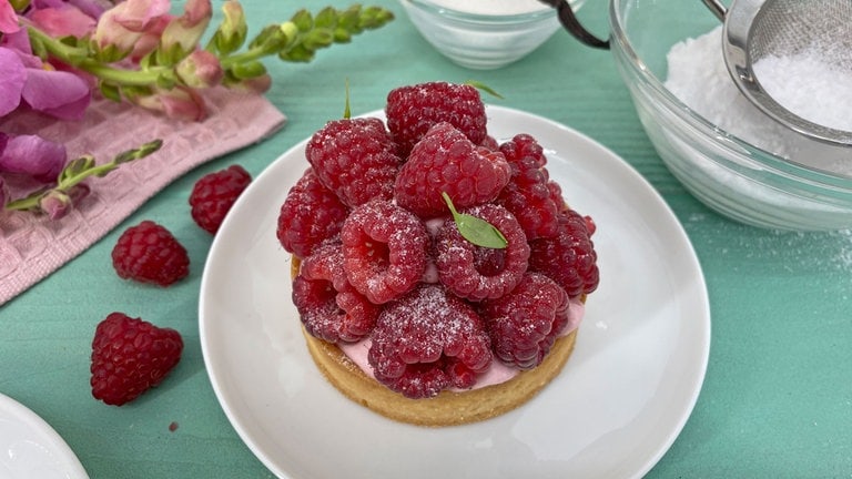 Himbeer-Tartelettes - Rezepte - ARD-Buffet - SWR Fernsehen