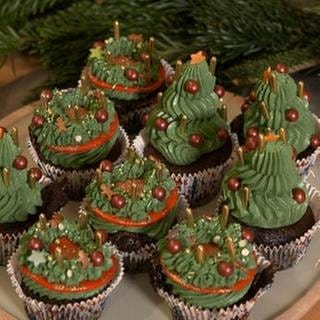 Weihnachts-Cupcakes