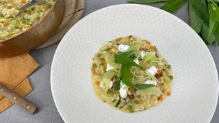Risotto Primavera mit Rhabarber-Salat
