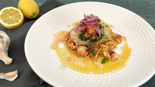 Spitzkohl-Fisch-Rouladen mit Kräutern