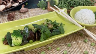 Grünes Gemüse-Chop-Suey
