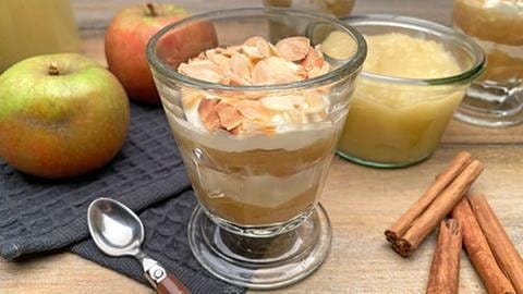 Apfel-Tiramisu mit selbstgemachtem Apfelmus