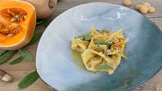 Tortelloni mit Kürbis