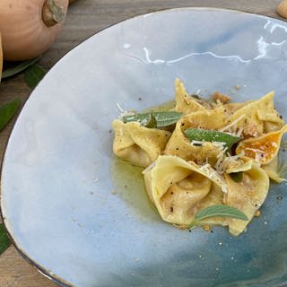 Tortelloni mit Kürbis