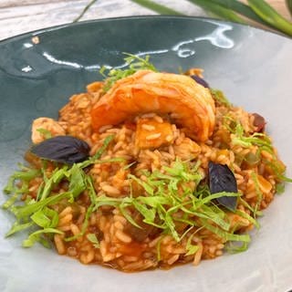 Jambalaya (kreolische Reispfanne)