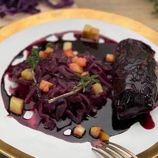 Rotkohl-Rouladen