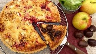 Rote Bete-Apfel-Quiche