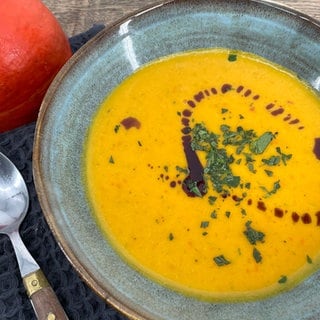 Scharfe Kürbissuppe