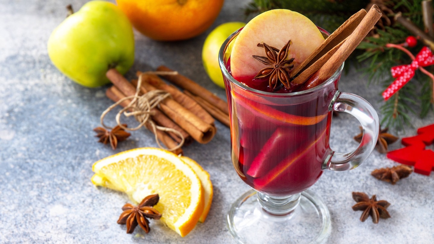 weihnachtlicher Drink