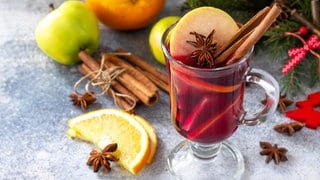 weihnachtlicher Drink