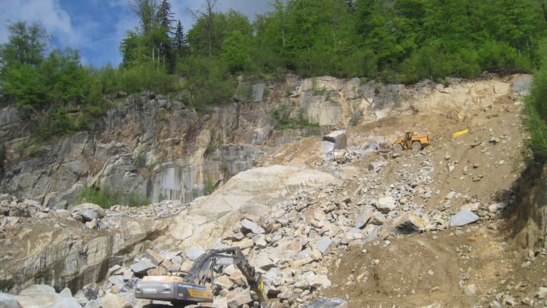 Generationen von Steinbrechern haben in den Steinbrüchen des Fichtelgebirges Arbeit gefunden.