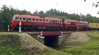 M62 an der Grenze Weissrussland-Litauen