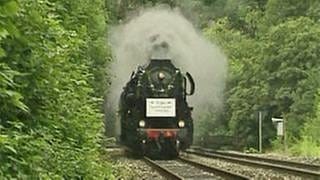 Die Pegnitztalbahn feierte im Juli 2002 ihren 125. Geburtstag und wurde von sieben Dampf-Sonderzügen aus ganz Deutschland besucht.