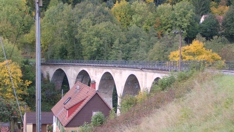 Bahnviadukt zwischen Rudersberg und  Welzheim