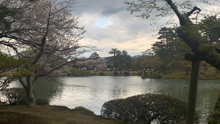 Eine der großen Attraktionen in Kanazawa ist der Kenroku Park