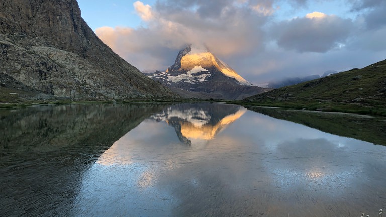 Morgenstimmung am Riffelsee.