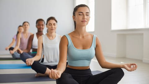 Yoga-Übung Fingerübung