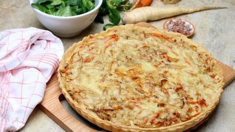 Wurzelgemüse-Tarte