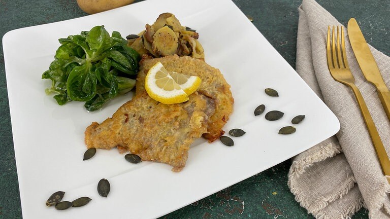 Bratkartoffel-Feldsalat mit Schnitzeln - Rezepte - Kaffee oder Tee - TV