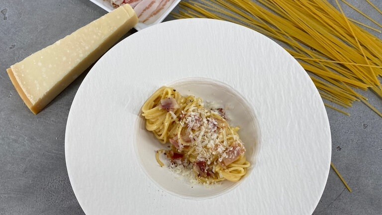 Spaghetti Carbonara mit Löwenzahnsalat - Rezepte - Kaffee oder Tee ...