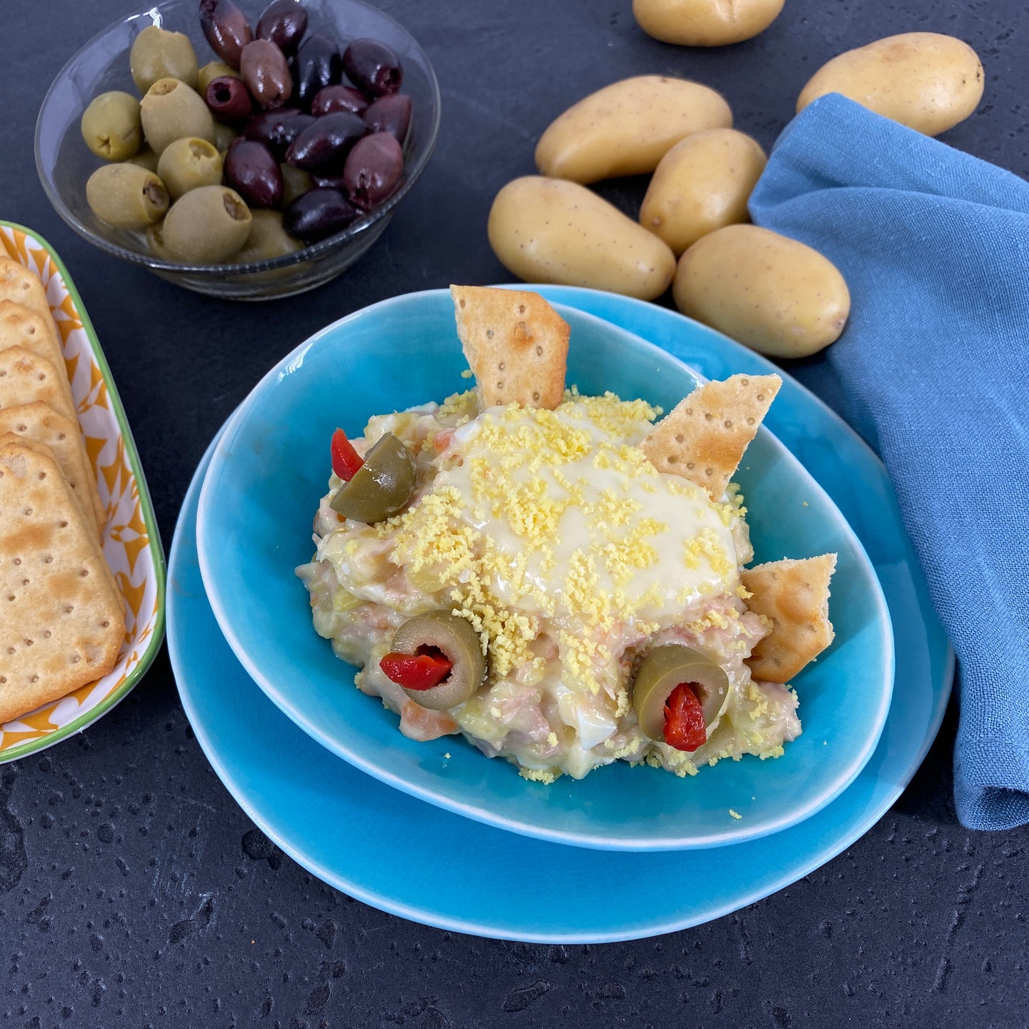 Ensaladilla - Eiersalat mit Kartoffeln und Karotten - Rezepte - Kaffee ...