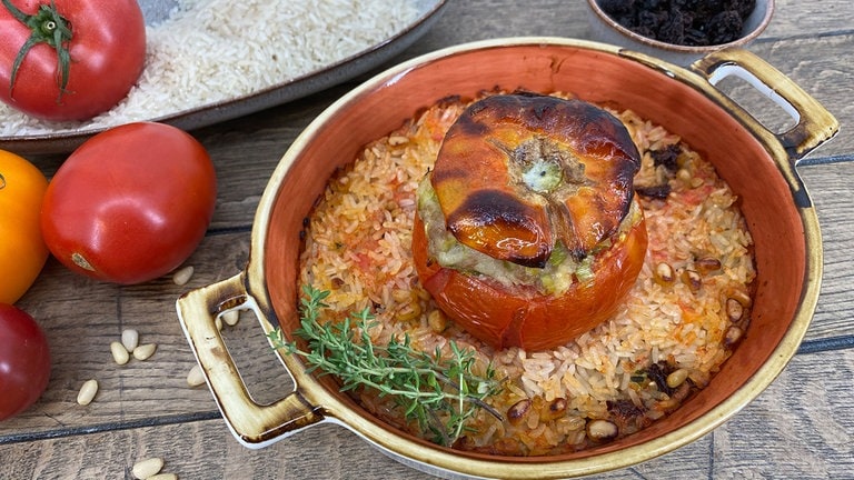 Gefüllte Tomaten mit Hackfleisch und Lauch - Rezepte - Kaffee oder Tee ...