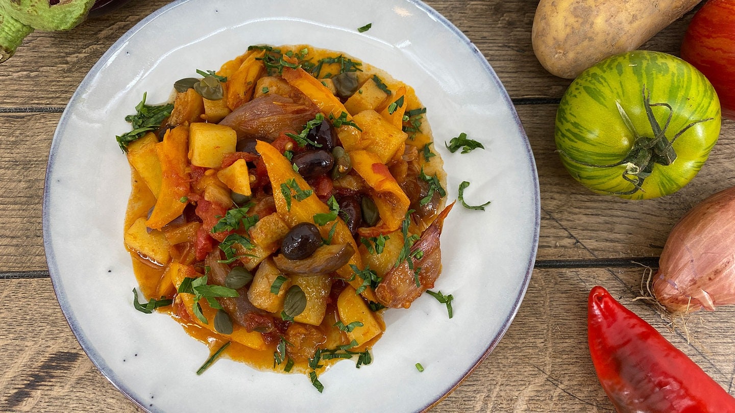 Peperonata mit Paprika und Kartoffeln - Rezepte - Kaffee oder Tee - TV