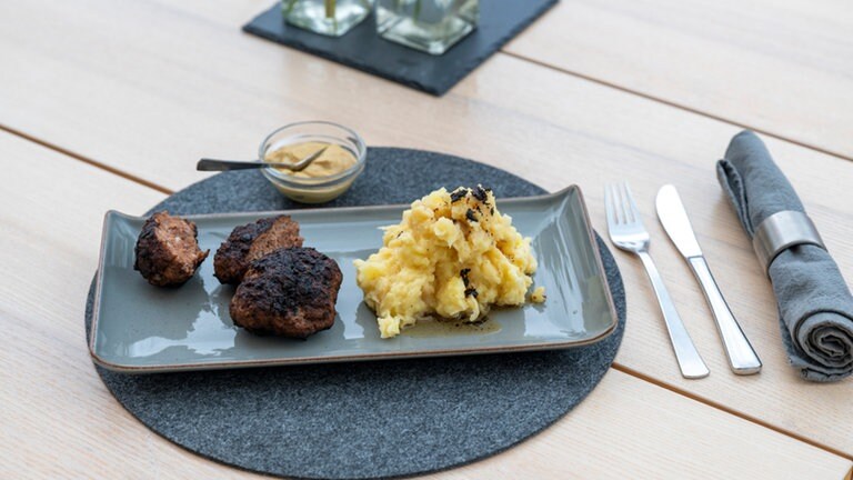 Stumpesmus mit Frikadellen à la Patrick Lück - Rezepte - Kaffee oder ...