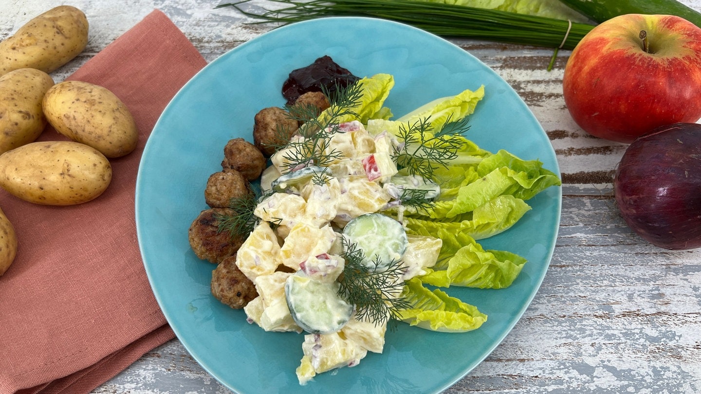 Kartoffelsalat mit Apfel und Dill - Rezepte - Kaffee oder Tee - TV