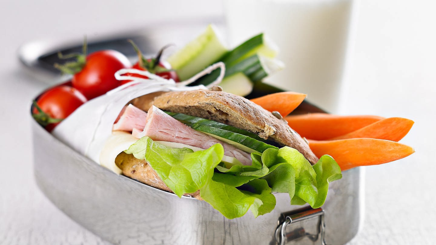 Sandwich in einer Lunchbox