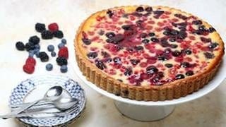 Sauerrahmtarte mit frischen Beeren