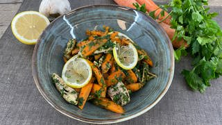 Hühnchensalat mit Karotten