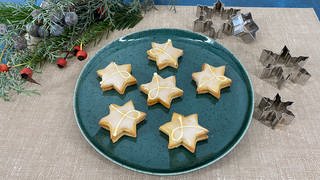 Weihnachtsstern-Plätzchen