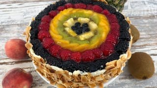 Obsttorte mit Mousselinecreme