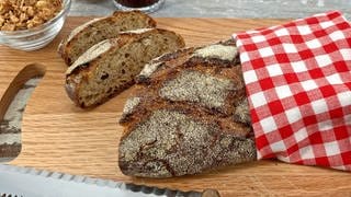 Baguette-Stangen mit Quark und Kartoffeln