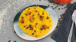 Risotto mit Kürbis und Salzzitronen